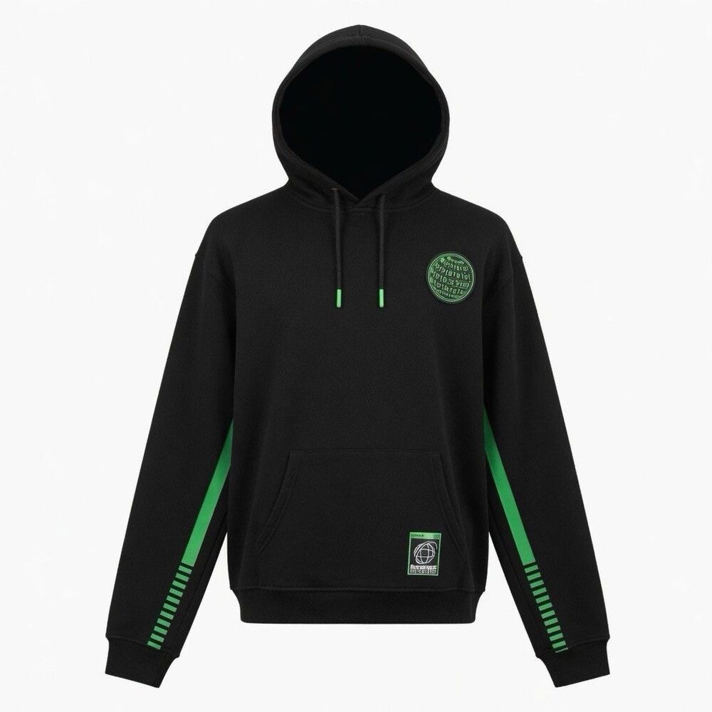 SDMN Sidemen Men’s 2XL Black Green Hoodie YouTuber KSI Brand Pullover
